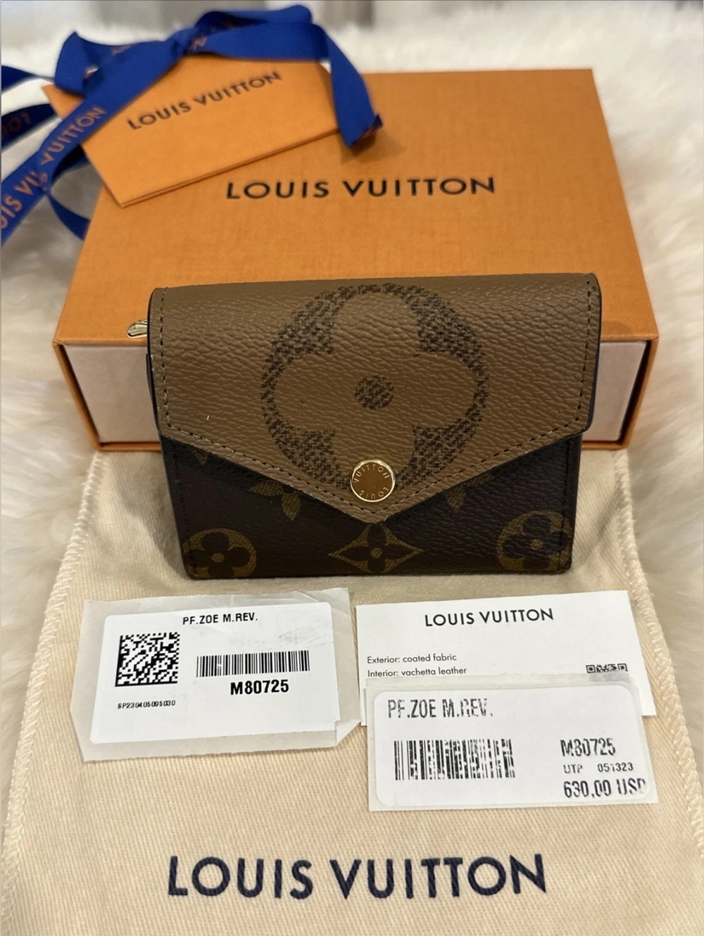 Louis Vuitton Giant Reverse Monogram Zoé Wallet